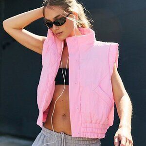 Free People Movement Scrunch Time Vest XS(read description)